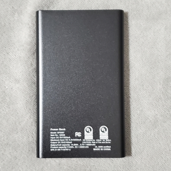 Power Bank Micro USB Black - Picture 3 of 7